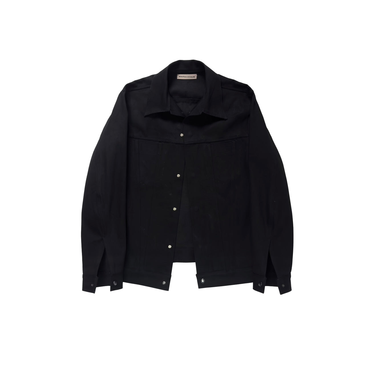 Black denim jacket